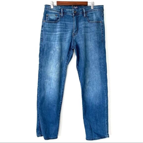 Chaps Men’s Slim Straight Jeans Size 34X30 - Picture 1 of 10